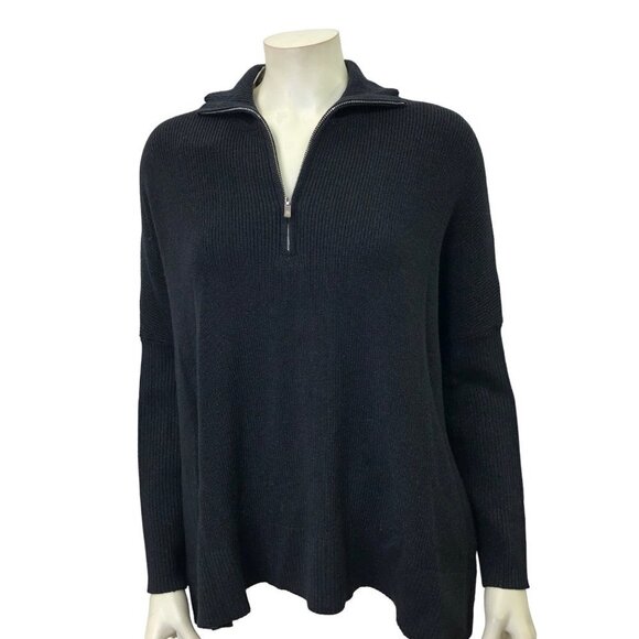 Tommy Bahama $118Women's Shimmer Bonita 1/2 Zip Long Sleeved Poncho Top S/M NWT - Picture 2 of 6